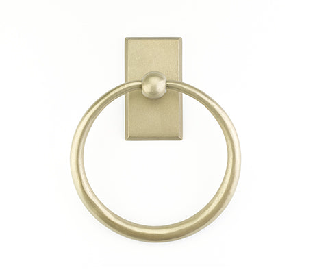 Emtek Bronze Towel Ring 6-1/2", #3 Rosette