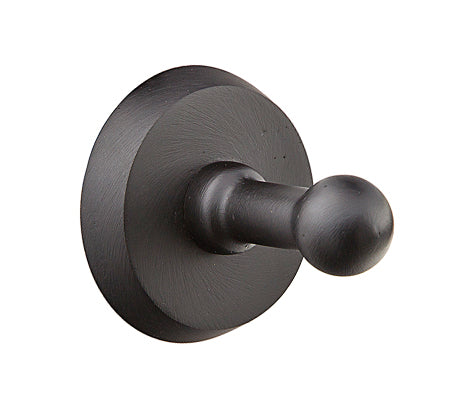 Emtek Bronze Sgl Post Style Hook, #2 Rosette