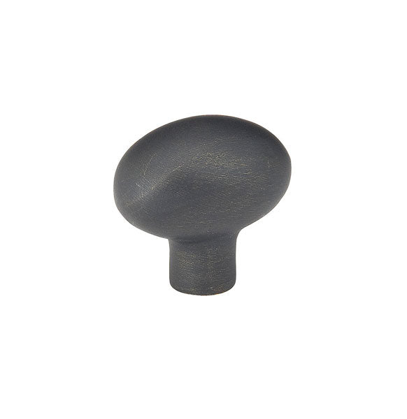 Emtek Sandcast Bronze Egg Knob, 1"