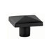 Emtek Sandcast Bronze Square Knob, 1-1/4"