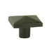 Emtek Sandcast Bronze Square Knob, 1-1/4"