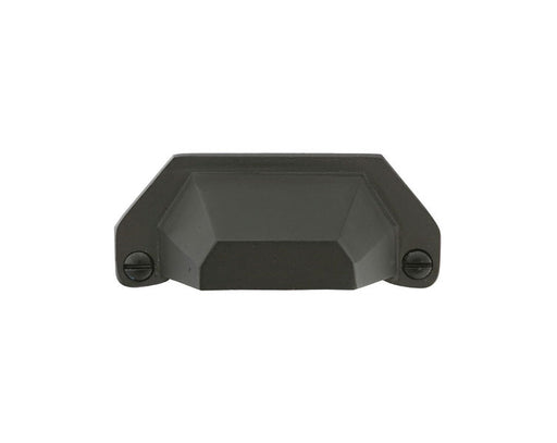 Emtek Sandcast Bronze Bin Pull, 3" C-C