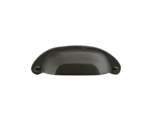 Emtek Sandcast Bronze Ranch Bin Pull, 4" C-C