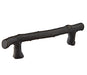 Emtek Sandcast Bronze Twig Pull, 3-1/2" C-C