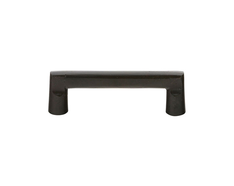 Emtek Sandcast Bronze Rail Pull, 8" C-C