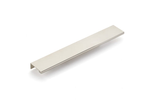 Emtek Cabinet Edge Pull, 10", Polished Nickel