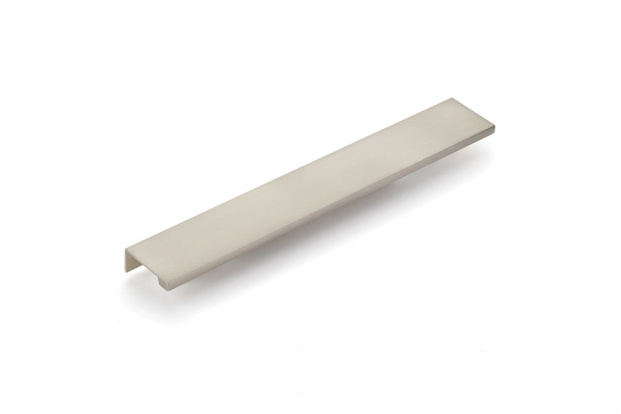 Emtek Cabinet Edge Pull, 10", Satin Nickel
