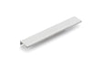 Emtek Cabinet Edge Pull, 10", Polished Chrome
