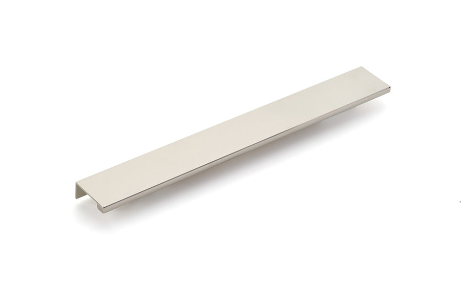 Emtek Cabinet Edge Pull, 12", Polished Nickel