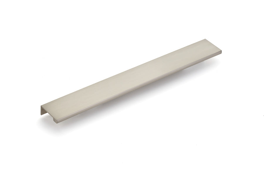 Emtek Cabinet Edge Pull, 12", Satin Nickel