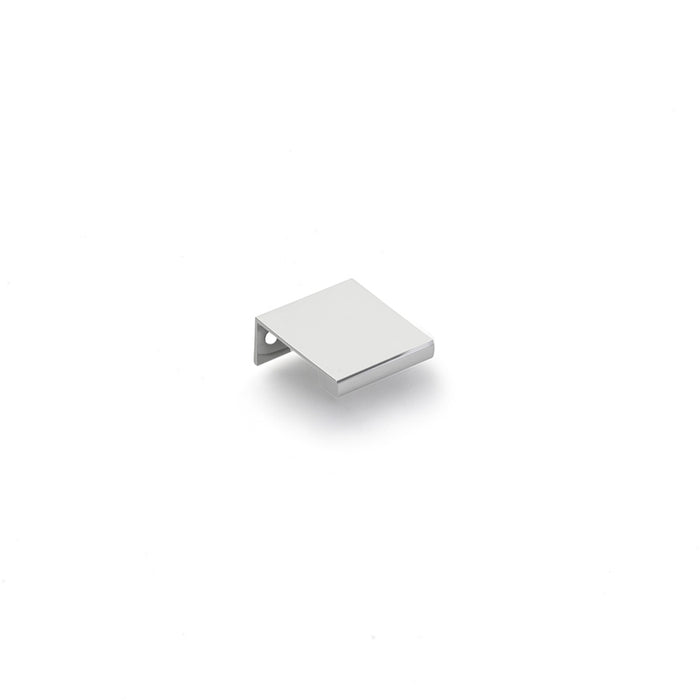 Emtek Cabinet Edge Pull, 1", Polished Chrome