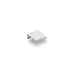 Emtek Cabinet Edge Pull, 1", Polished Chrome
