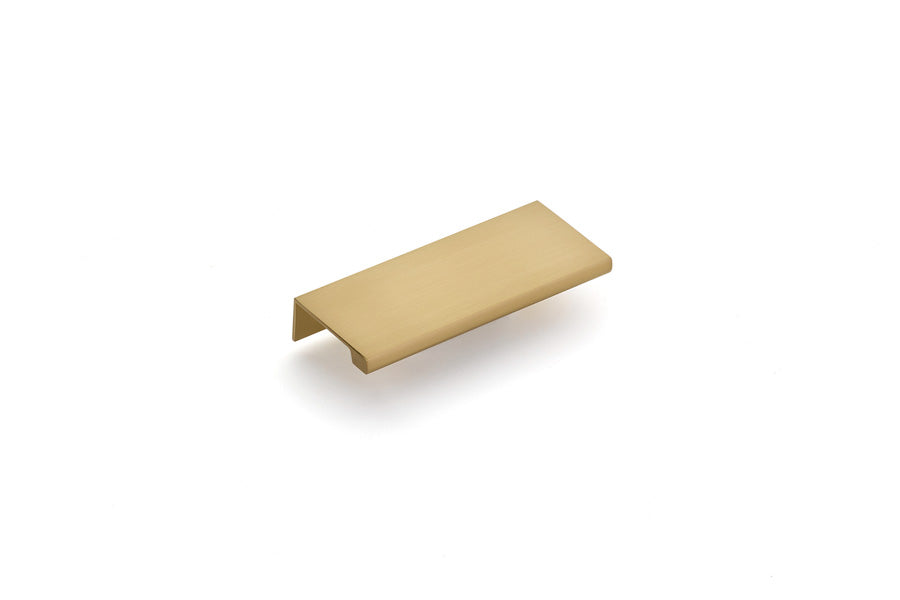 Emtek Cabinet Edge Pull, 3", Satin Brass