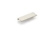 Emtek Cabinet Edge Pull, 4", Polished Nickel