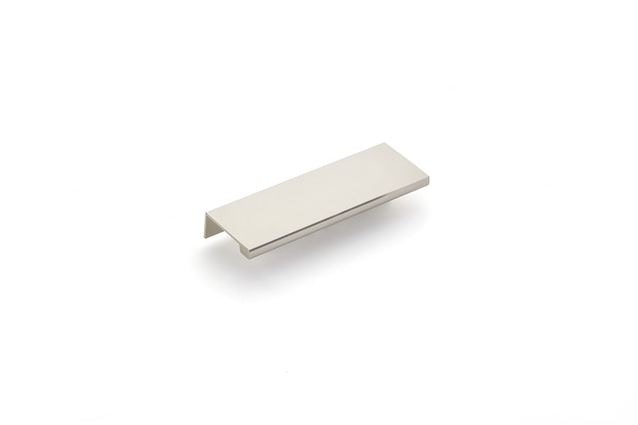 Emtek Cabinet Edge Pull, 4", Polished Nickel