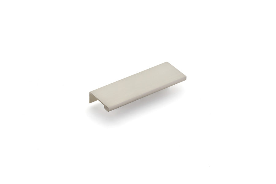 Emtek Cabinet Edge Pull, 4", Satin Nickel
