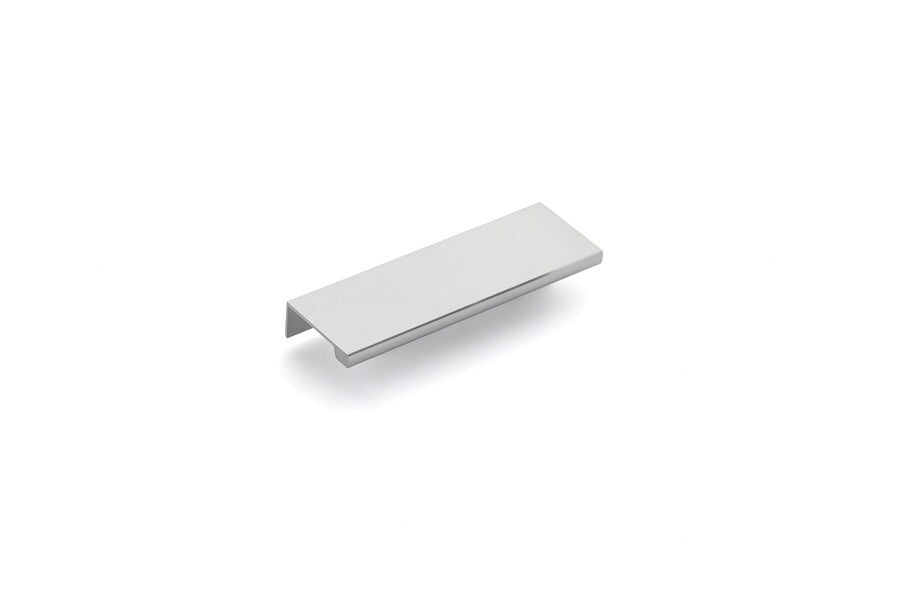 Emtek Cabinet Edge Pull, 4", Polished Chrome