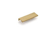 Emtek Cabinet Edge Pull, 4", Satin Brass