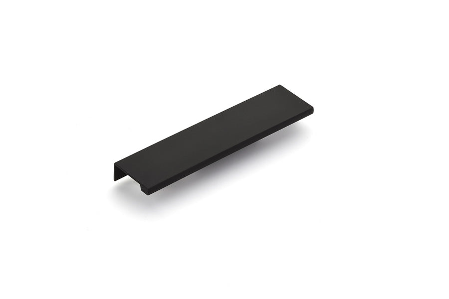 Emtek Cabinet Edge Pull, 6", Flat Black