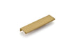 Emtek Cabinet Edge Pull, 6", Satin Brass