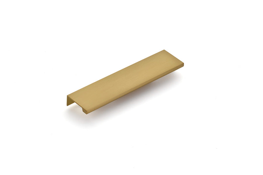 Emtek Cabinet Edge Pull, 6", Satin Brass