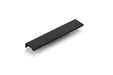 Emtek Cabinet Edge Pull, 8", Flat Black