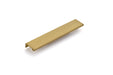 Emtek Cabinet Edge Pull, 8", Satin Brass