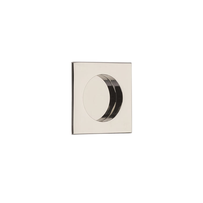 Square Flush Pull W/Round Bore, US14