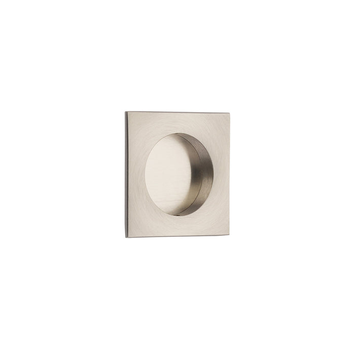 Square Flush Pull W/Round Bore, US15