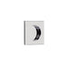 Square Flush Pull W/Round Bore, US26