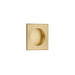 Square Flush Pull W/Round Bore, US4