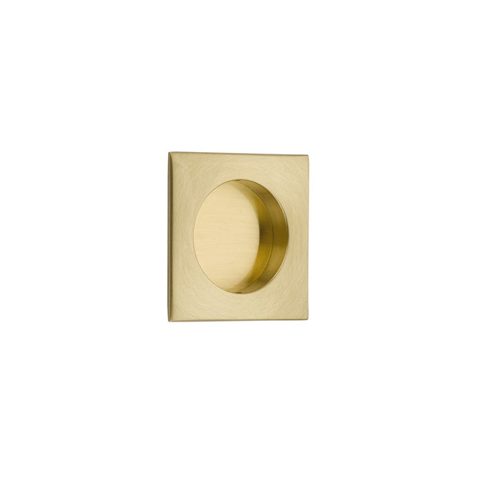 Square Flush Pull W/Round Bore, US7