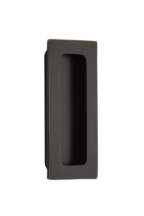 Brass Modern Rectangular Flush Pull 4", US10B