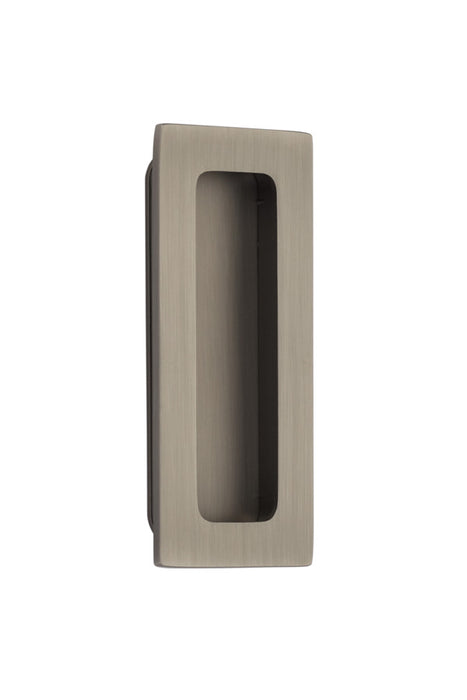 Brass Modern Rectangular Flush Pull 4", US15A