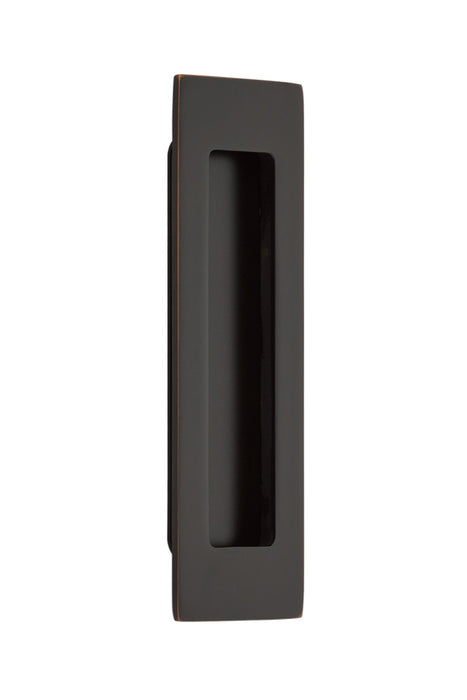 Brass Modern Rectangular Flush Pull 6", US10B