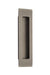 Brass Modern Rectangular Flush Pull 6", US15A