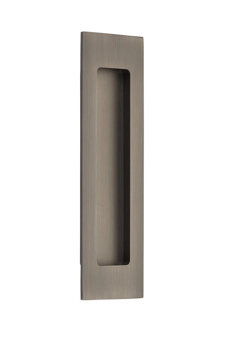 Brass Modern Rectangular Flush Pull 7", US15A