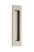 Brass Modern Rectangular Flush Pull 7", US15