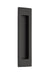 Brass Modern Rectangular Flush Pull 7", US19