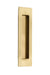 Brass Modern Rectangular Flush Pull 7", US7