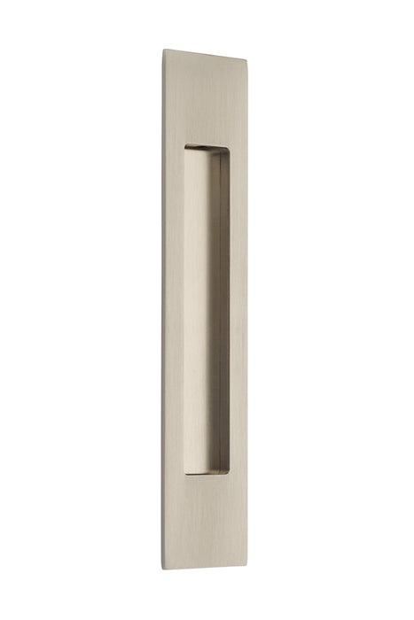 Brass Modern Rectangular Flush Pull 10", US15