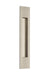 Brass Modern Rectangular Flush Pull 10", US15