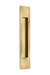Brass Modern Rectangular Flush Pull 10", US7