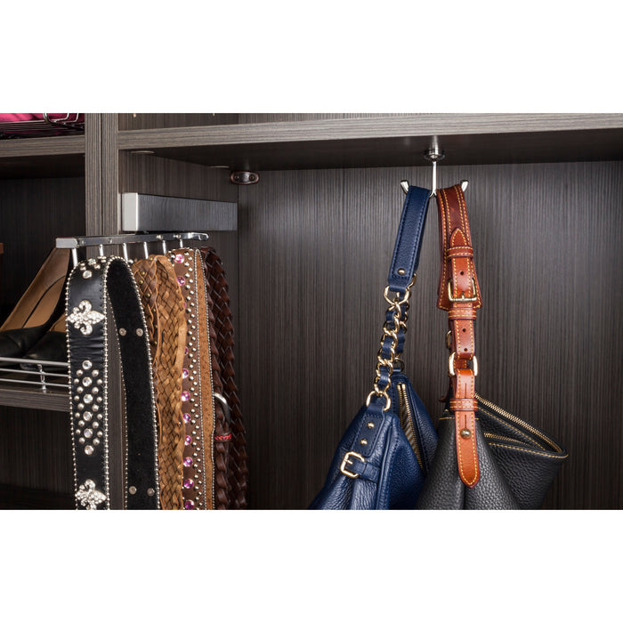 Hardware Resources Brushed Oil Rubbed Bronze 12" Sliding Belt Rack