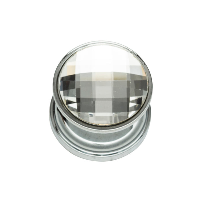 Atlas Crystal 7/8" Diameter Round Knob
