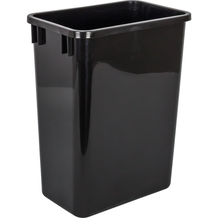 Hardware Resources Black 35 Quart Plastic Waste Container