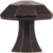Jeffrey Alexander Wheeler 1-1/4" Length Geometric Knob