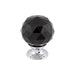 Top Knobs Black Crystal 1 3/8" Diameter Round Knob