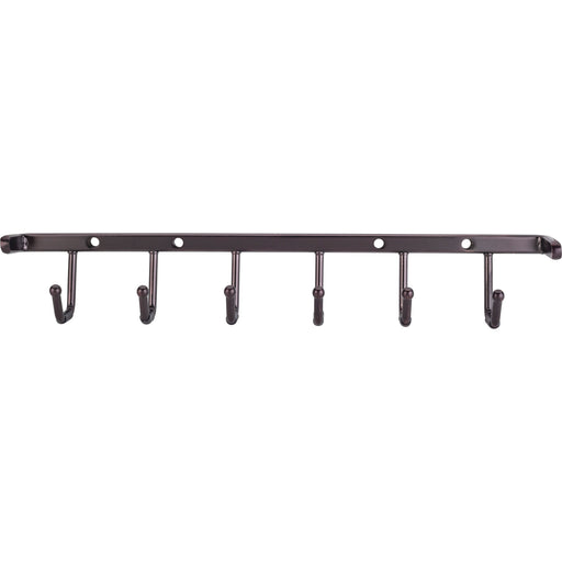 Hardware Resources Brushed Oil Rubbed Bronze Screw-Mount Belt Rack