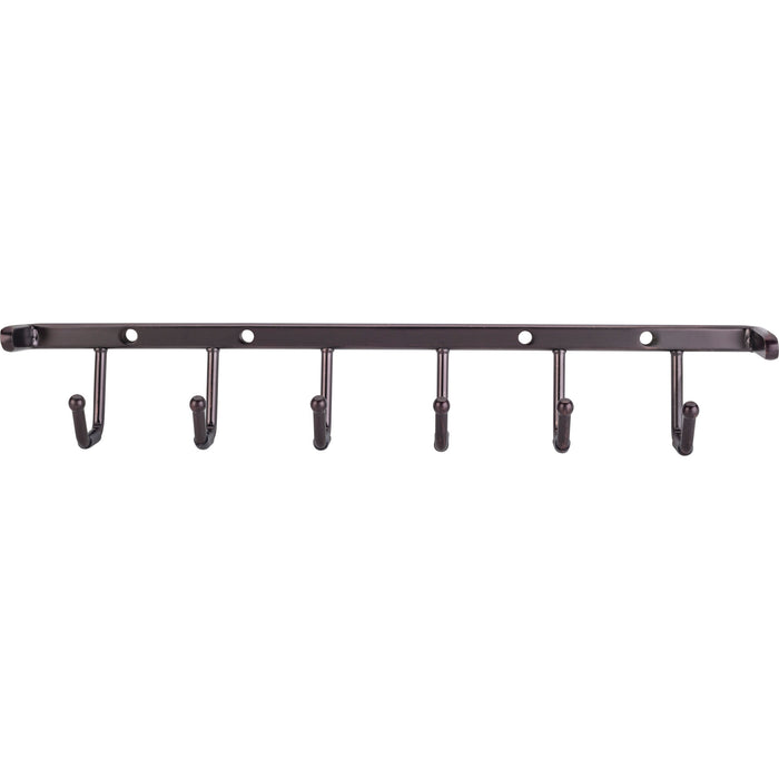 Hardware Resources Brushed Oil Rubbed Bronze Screw-Mount Belt Rack
